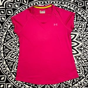 Under Armour Pink top size large women